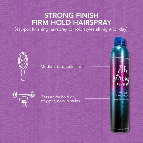 Bumble and bumble. Strong Finish Hairspray - Firm Hold & Brushable Finish | Fine Mist | 10 Ounce