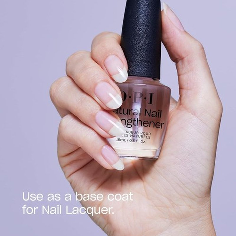OPI Nail Lacquer Base Coat - Clear Nail Polish for Chip Resistance & Nail Protection