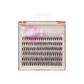 BeBlinky False Eyelashes, Lash Extension Kit 06, 9mm-16mm, Narrow Band, Easy to Apply and Remove, No Damage to Natural Eyelashes, 120 Lash Clusters - Natural