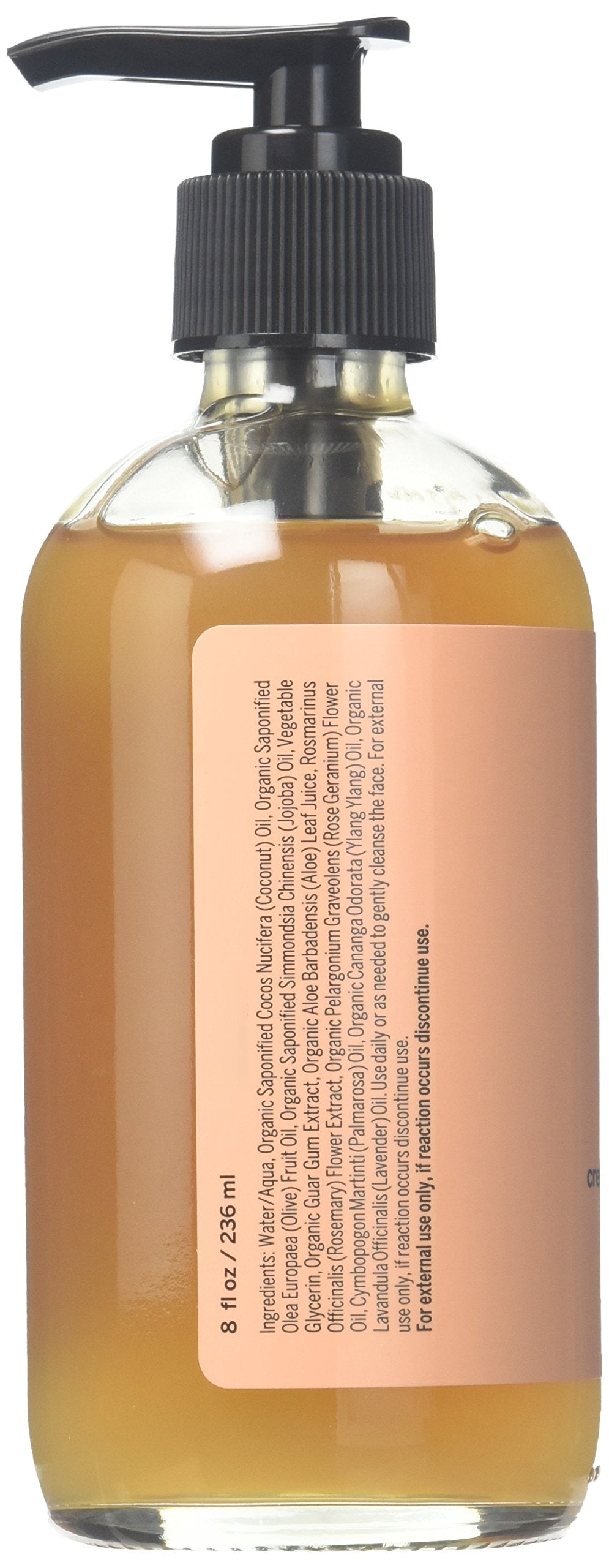 Earth Tu Face Organic Palmarosa + Aloe Face Wash