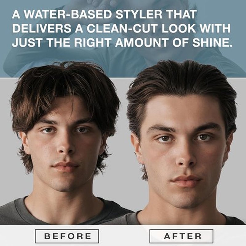 CRVFT Gel Pomade 4oz - High Shine & Medium Hold | Water-Based Formula for All Hair Types | Men's Styling Essential