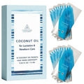 Organic Coconut Oil Packets, Coconut Oil for Lactation, Breastfeeding, Newborns - 10 Pack - Single-Use, Hospital-Trusted Alternative to Lanolin - Conscious Coconut