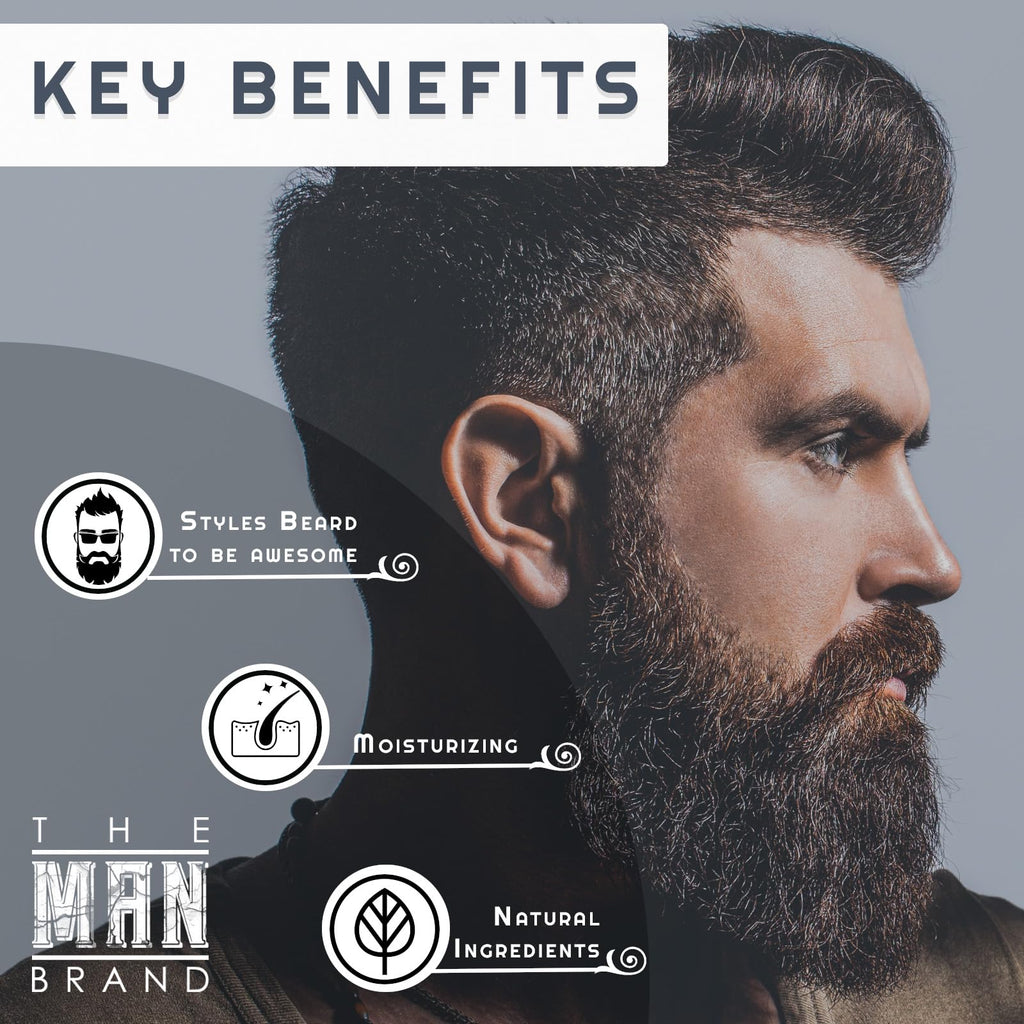 Life of the Party Beard Grooming Balm for Men - Natural Beeswax Based Conditioning Formula for Styling and Care (1 Ounce, Life of the Party)