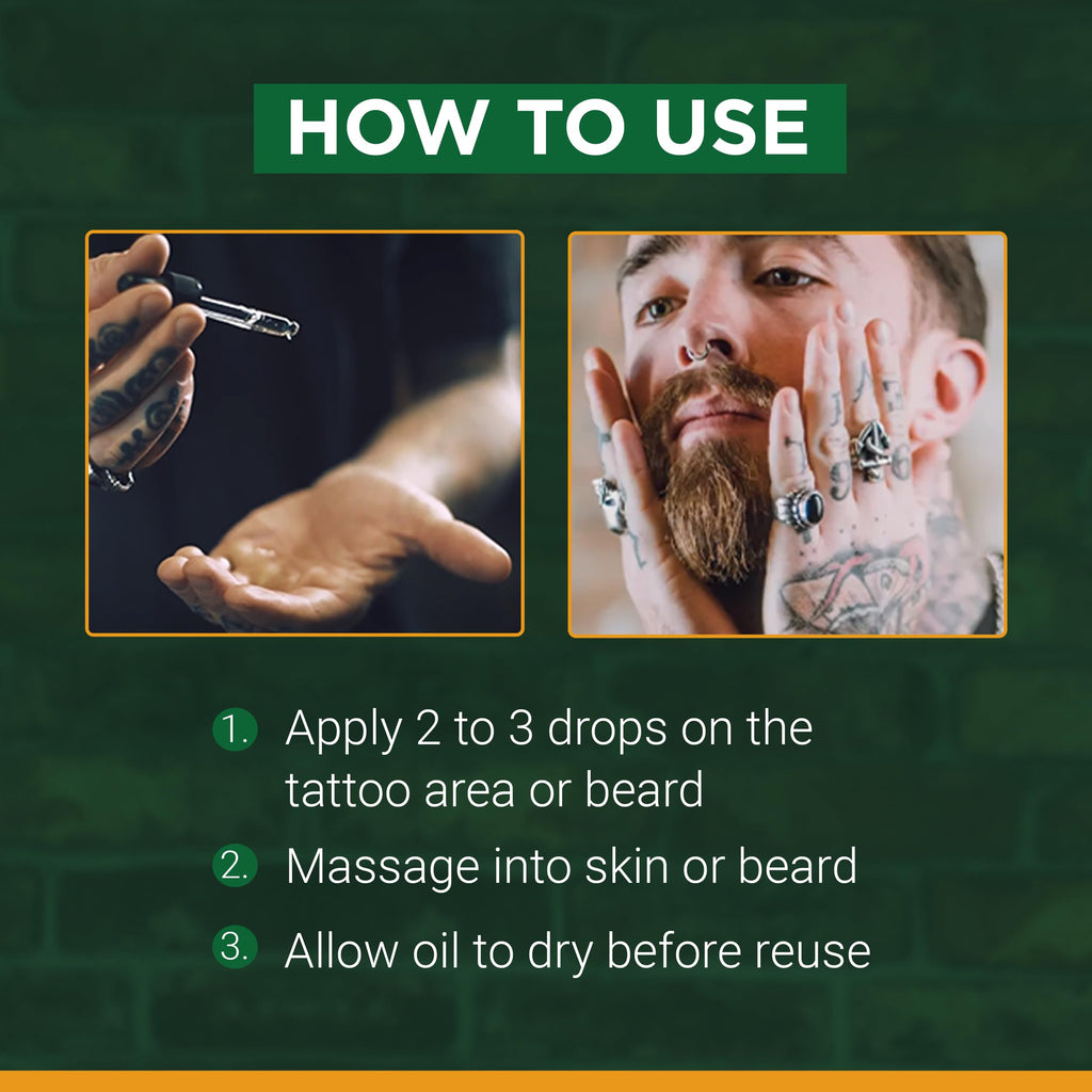 Clubman Pinaud Beard and Tatoo Oil, 1 oz