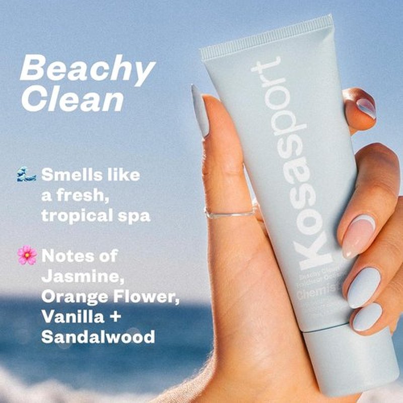 Kosas Chemistry Deodorant - Aluminum-Free AHA Serum for Exfoliating & Nourishing Skin | Beachy Clean