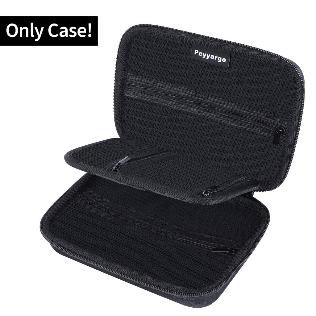 Peyyargo Electronic Organizer Travel Case for MacBook Power Adapter Chargers Cables Tech Organizer Hard Drive USB Flash Disk SD Card Cord Portable Electronics Accessories Bag