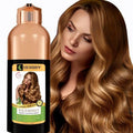 HERBBY Hair Color Shampoo - Gray Hair Coverage & Color Transformation with 9 Herbal Extracts | Long Lasting (6-8 Weeks), Shiny Wild Honey Color, 500 ml