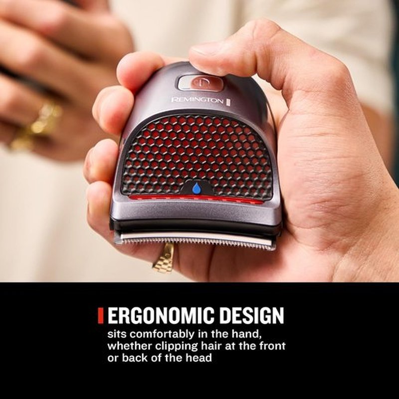 Remington Shortcut Pro Self-Haircut Trimmer Kit - Waterproof Cordless Electric Razor with 9 Lengths | 14-Piece Set