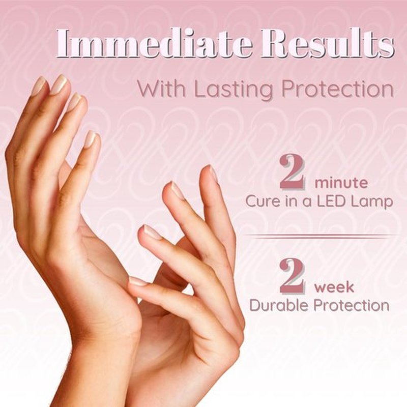 Tammy Taylor Gel Top Coat - No Wipe, High Gloss Finish | Quick Cure UV/LED Nail Polish, Non-Yellowing