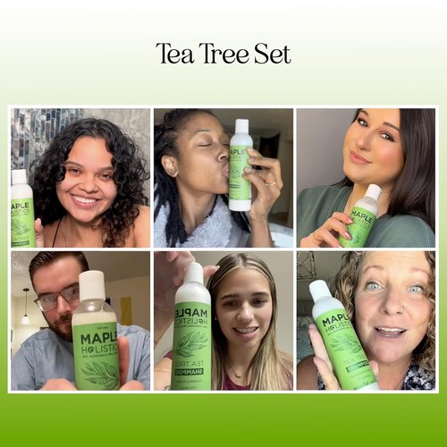 Regine Switzerland Tea Tree Shampoo & Conditioner Set - Sulfate-Free Oily Hair Care with Australian Tea Tree Oil - 8 Fl Oz