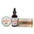 Better MAN Beard Original Kit - 3-Piece Beard Grooming Kit with Moisturizing Balm, Conditioning Oil & Sandalwood Comb - KIT-ORG