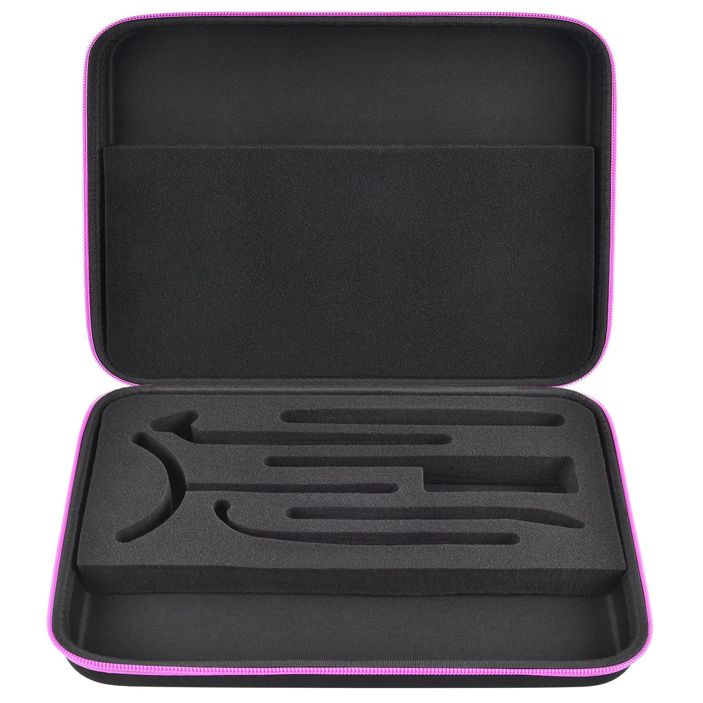 ANKHOH Case for NuDerma Skin Therapy Wand, Portable High Frequency Facial Skin Care Tools Storage Holder Box for Pure Daily Care/for Signstek/for RejuGlow/for Lift Care/for NewWay, Bag Only-Purple
