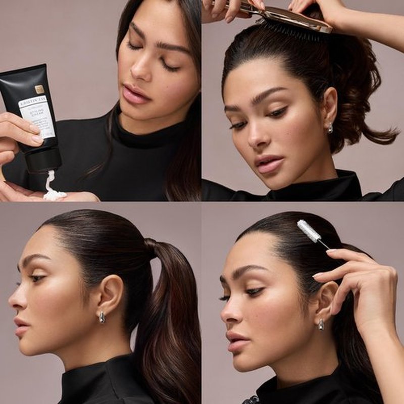 Kristin Ess Styling Cream Taming Wand for Portable Smooth Frizz, Tame Fyaways & Style Edges - Lightweight Hold, Vegan, Color Safe, Silicone Free Women's Styling Product