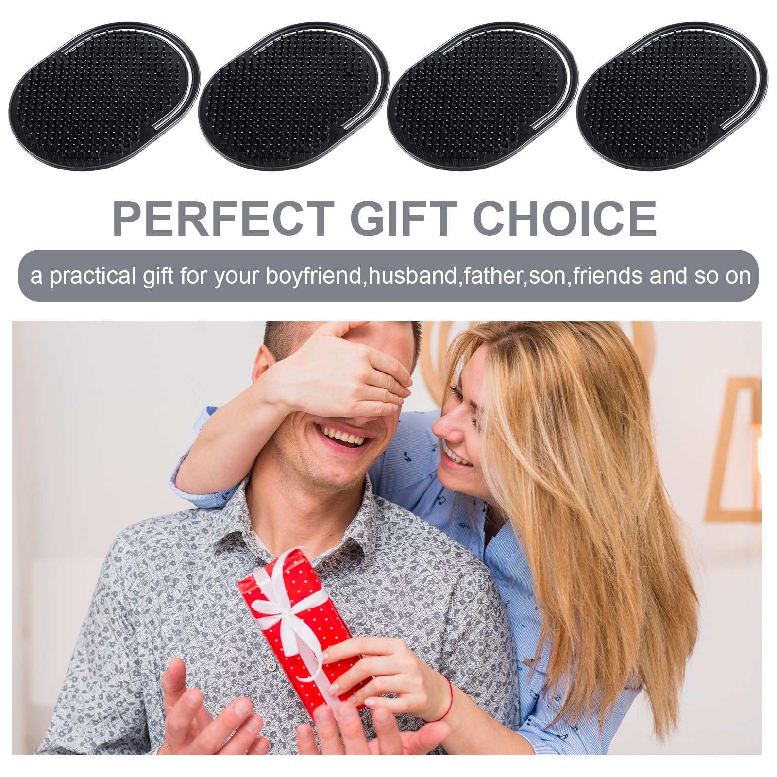12Pcs Palm Comb, Portable Pocket Hand Combs for Men Soft Shampoo Brush Scalp Massager for DIY Hair Styling Scalp Massage and Shower