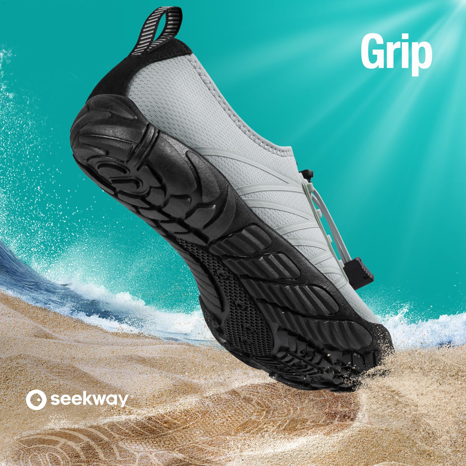 SEEKWAY Water Shoes for Women Adult Quick-Dry Aqua Sock Barefoot Men for Beach Swim River Pool Lake Hiking Kayaking Surfing