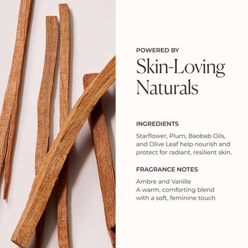 Laura Mercier Serum Body Cream, Moisturizing Serum-Infused, 48HR Hydration, Improves Skin Barrier, Soothes Dry Skin, Shea Butter and Squalane Intensely Nourishes, Ambre Vanille