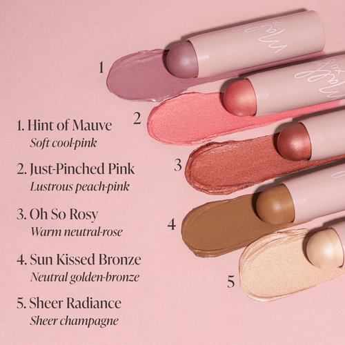 Mally Beauty Shimmer, Shape & Glow Plus Face Defining Stick, Oh So Rosy