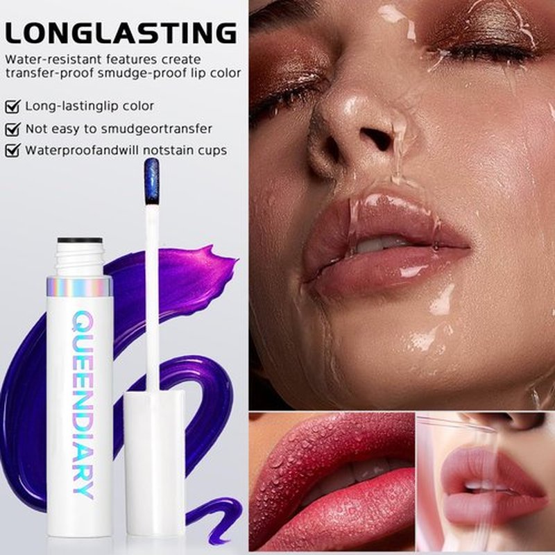 MEFELE Cln Lip Stain Peel off, Peel Off Lip Stain - Long Lasting Matte Lip Tattoo Transfer Proof Lipstain Infused with Hyaluronic Acid & Vitamin E for All Skin Types Vegan & Cruelty-Free