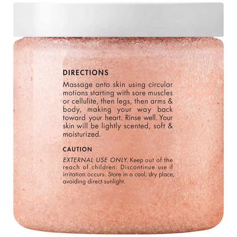 Majestic Pure Himalayan Pink Salt Body Scrub - Exfoliating Collagen & Almond Oil | 10 oz for Skin Care, Stretch Marks & Cellulite