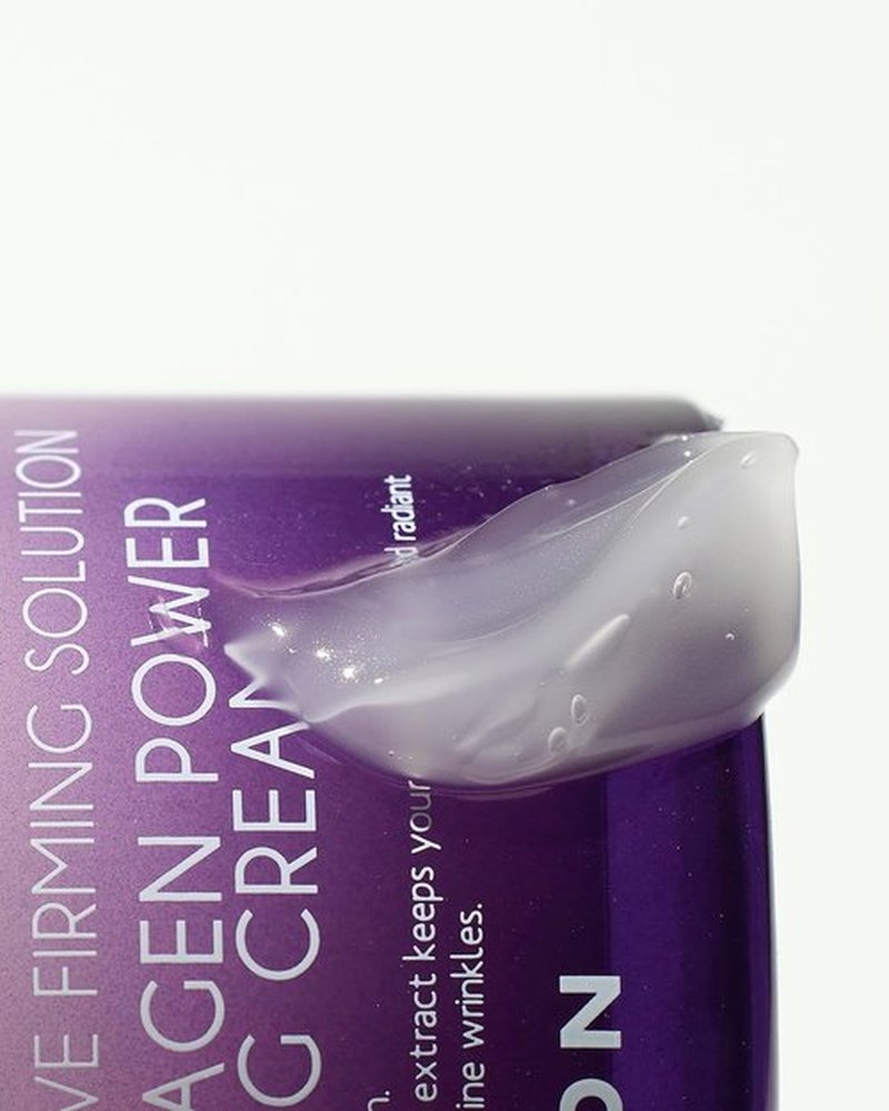 MIZON Marine Collagen Power Lifting Cream - Firming Face Moisturizer with Peptides & Hyaluronic Acid | 2.53 fl oz