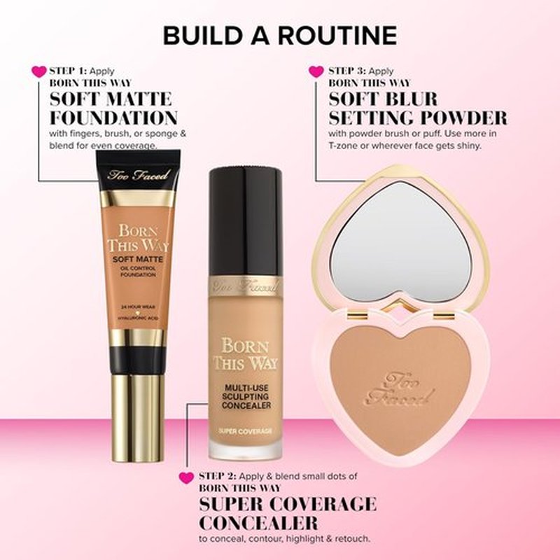Too Faced Born This Way Setting Powder - Silky Smooth Blurring Formula | Non-Comedogenic, 0.16 Ounce