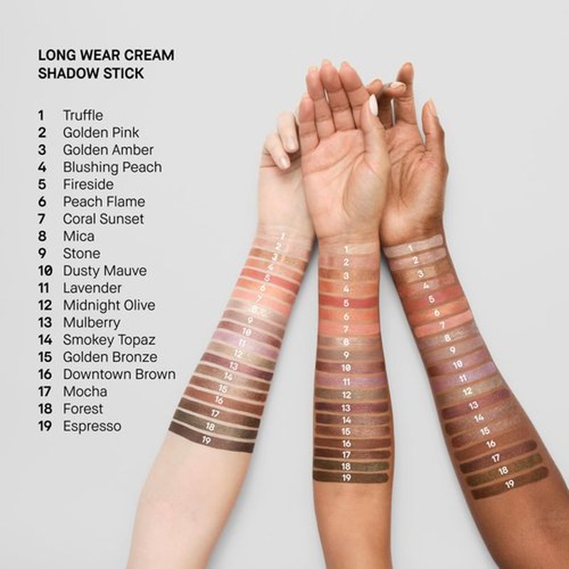 Bobbi Brown Long-Wear Cream Shadow Stick Mini | 24-Hour Eyeshadow Stick | High-Pigment, Buildable Shades with Three Finishes, 0.03 Ounce, Golden Pink