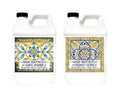 Home & Body Company Perugia Italian Deruta Hand Soap Refill Set, White Jasmine and Coconut Citrus Scents, 64 Fl Oz Bottles, 2-Pack