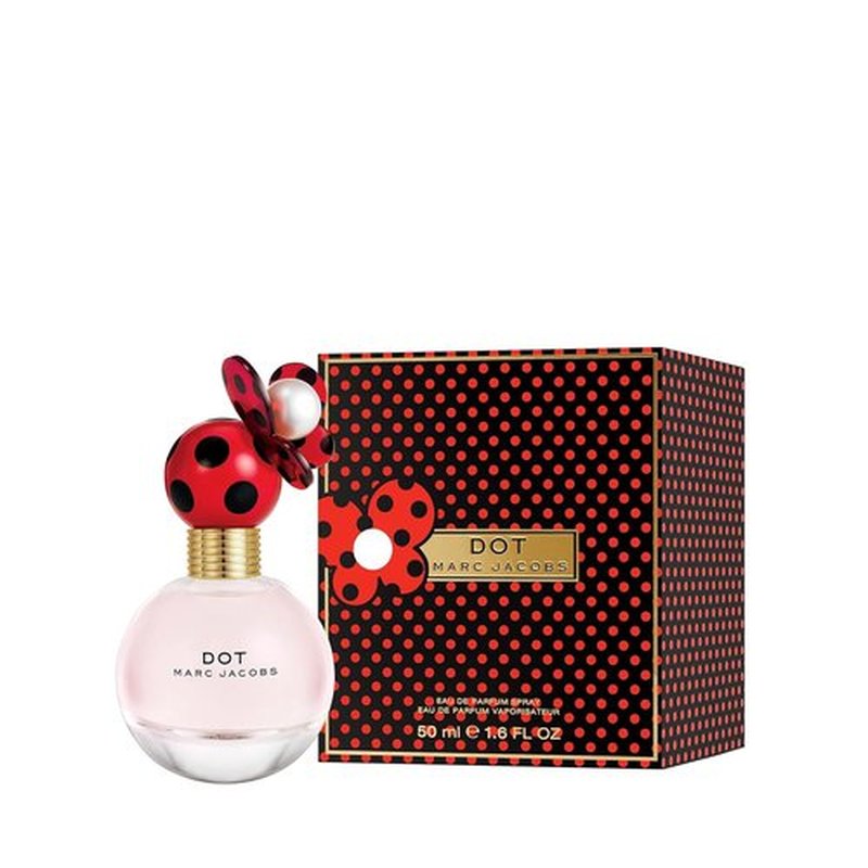 Marc Jacobs Dot Eau de Parfum - Floral Women's Fragrance with Red Berries, Jasmine & Coconut Water