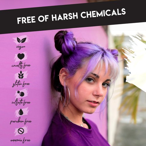 Color Lux Direct Vibes Semi-Permanent Hair Color, Copper, Vibrant & Long-Lasting Shade, Ammonia-Free, Vegan, Sulfate-Free, Paraben-Free, 8 fl oz