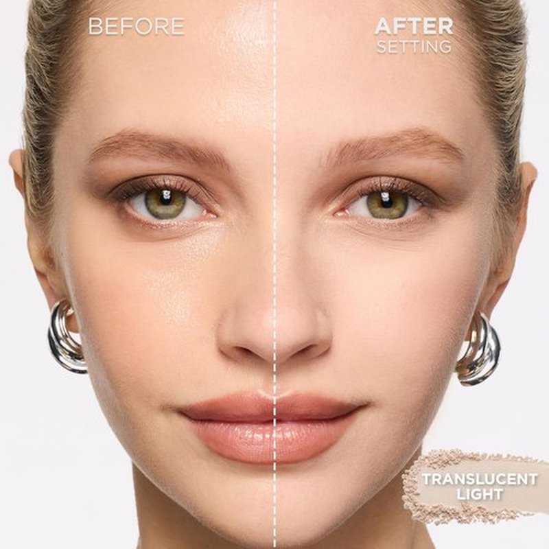 L'Oreal Paris Infallible Blur-Fection Loose Setting Powder - 24HR Blurring Face Powder, Translucent Light