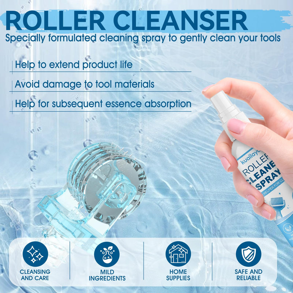 kuailaya Roller Cleaner, Roller Cleaner Spray, 100ml