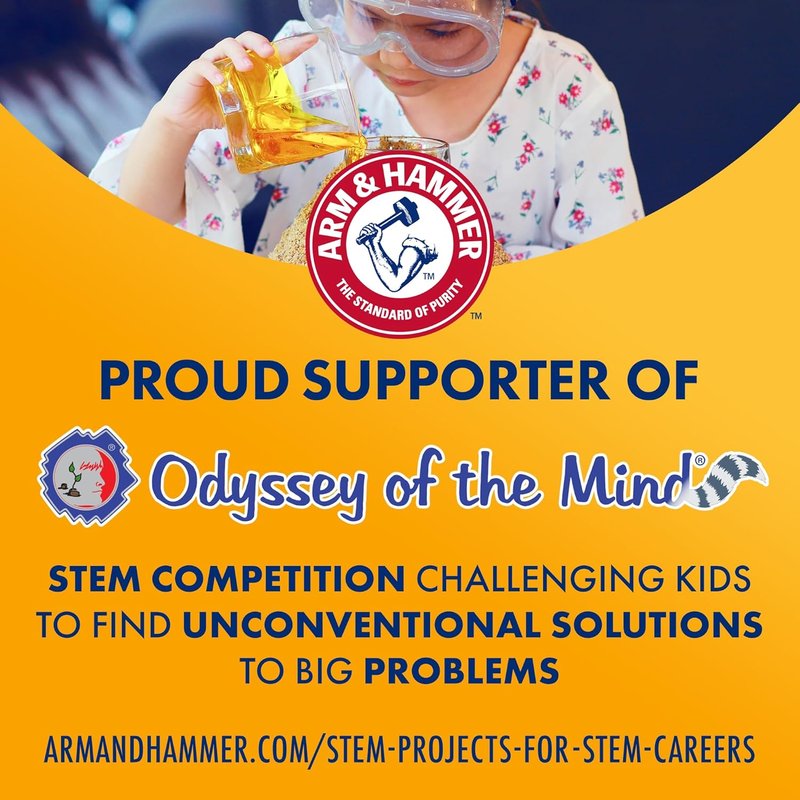 Arm & Hammer Baking Soda Odor Absorber - Freshens Fridge & Freezer | 14 oz, Pack of 12