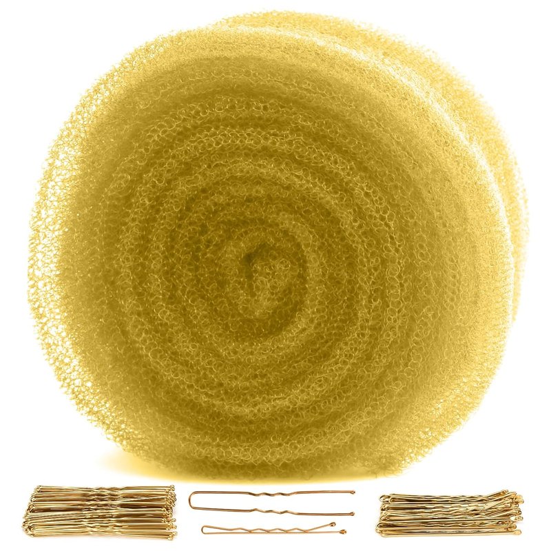YGQQOY Hair Padding - Volume Insert for Updos | Gold Hair Sponge for Effortless Styling
