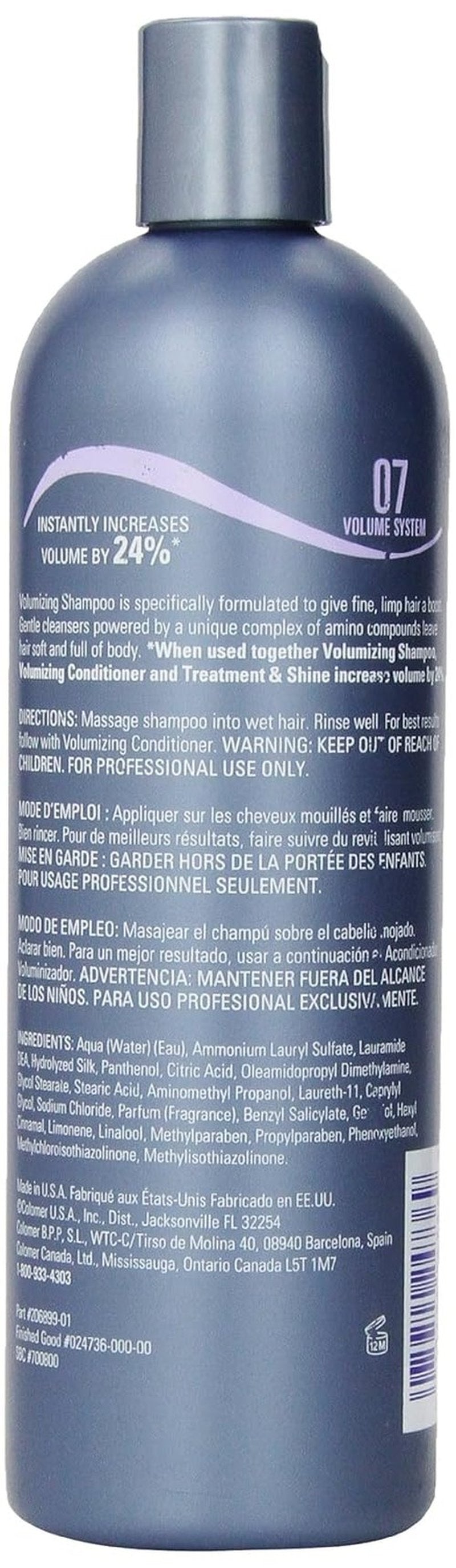 Roux Volumizing Shampoo - 07 Volume System for Full-Bodied Hair | 15.2 Fl. Oz.
