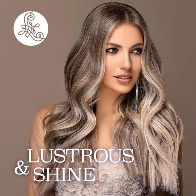 Luseta Color Brightening Shampoo - Eliminate Brassy Tones & Enhance Gloss for Silver/Gray Hair (16.9oz)