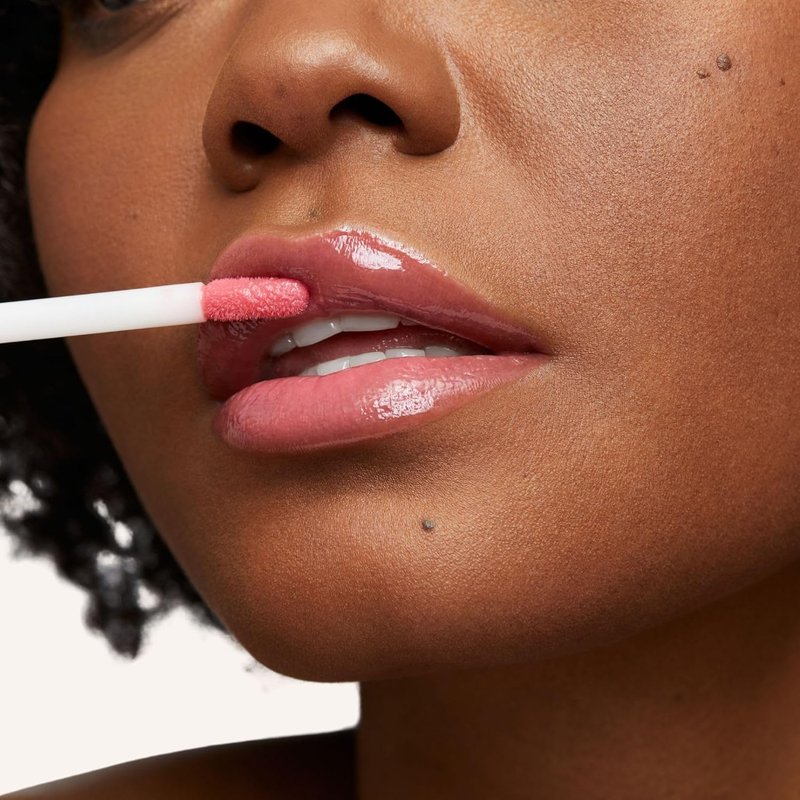 Woosh Beauty Spin-On Lip Gloss - Hydrating Hyaluronic Acid & Shea Butter, Vegan, Shine Finish