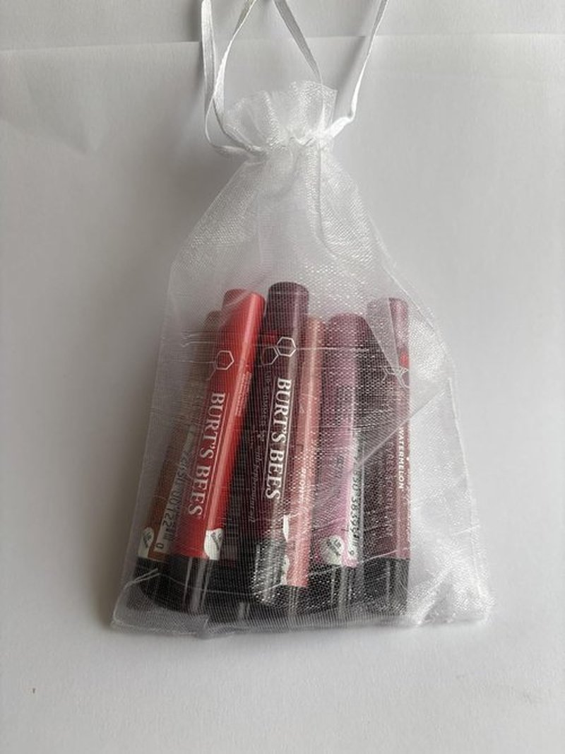 Burt's Bees 7-Pack Natural Lip Shimmer Gift Set | Assorted Flavors for Hydrated Lips