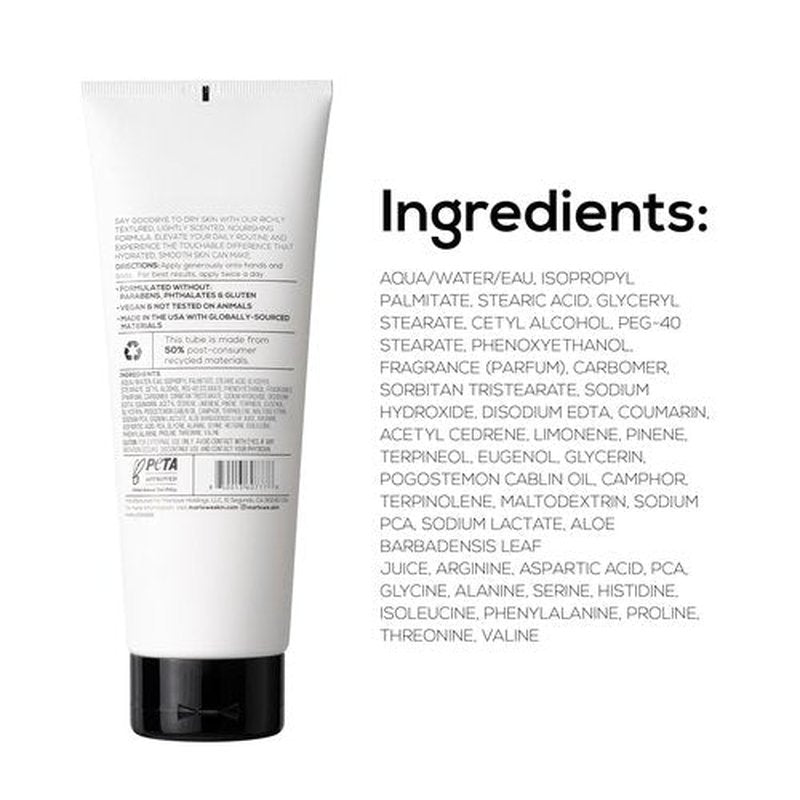 Marlowe. Body Lotion for Men - Hydrating Daily Moisturizer with Aloe Vera & Amino Acids | 8 oz Tube, Fresh Sage & Fir Scent