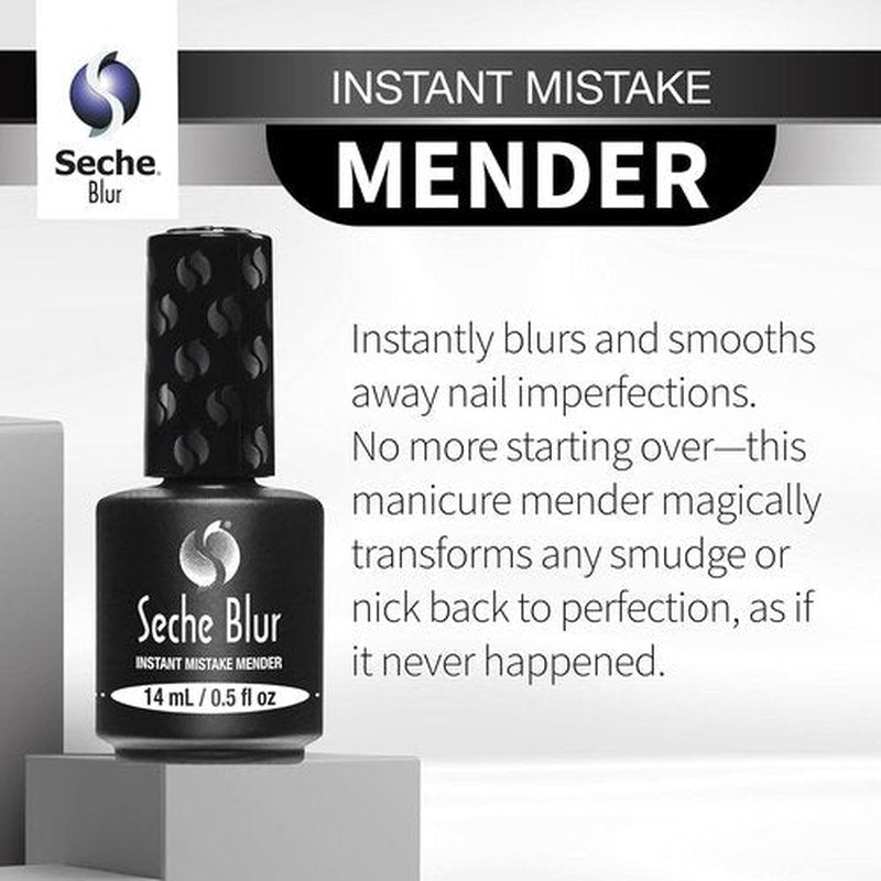 Seche No Wipe Gel Top Coat - Long Lasting UV Nail Polish with Clear Finish | 0.5 fl oz, 1 Pack