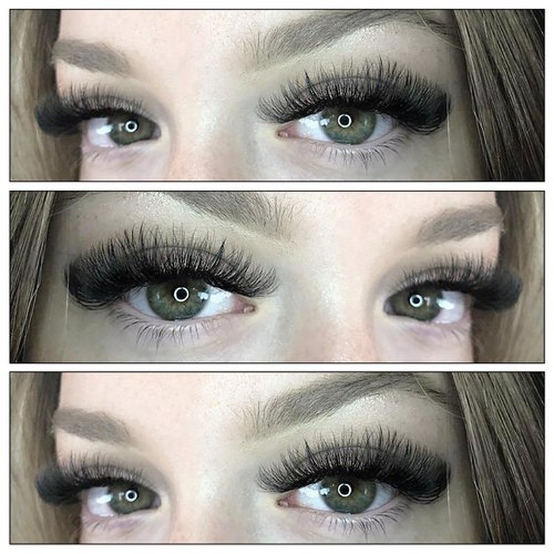 Befer Volume Easy Fan Lashes Extensions, 0.05CC Curl 15mm Matte Black Volume Eyelash Extensions, Fluffy Matte Black Super Soft Self Fanning Eyelash Extensions CC Curl Professional Easy Fan Lashes