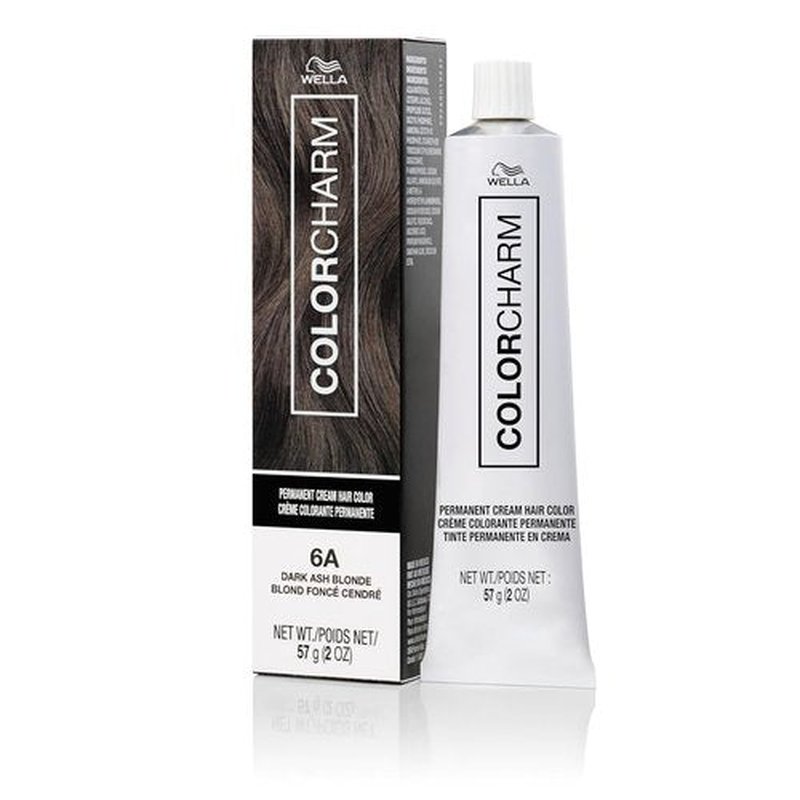 COLORCHARM Permanent Cream Hair Dye - Ash Blonde with Pearlescent & Smokey Tones | 100% Gray Coverage | 2 oz.