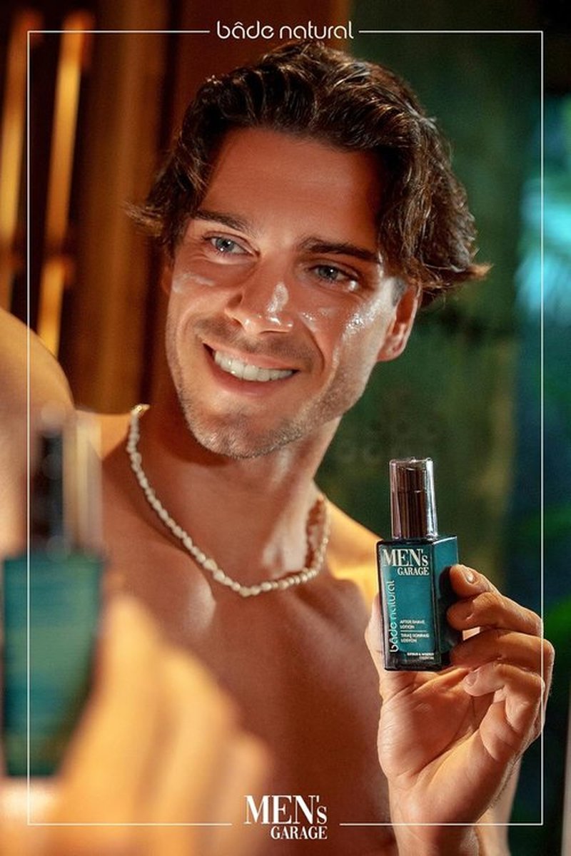 Bade Natural Men's After Shave Lotion - Refreshing & Soothing 50 mL Moisturizer with Natural Botanicals