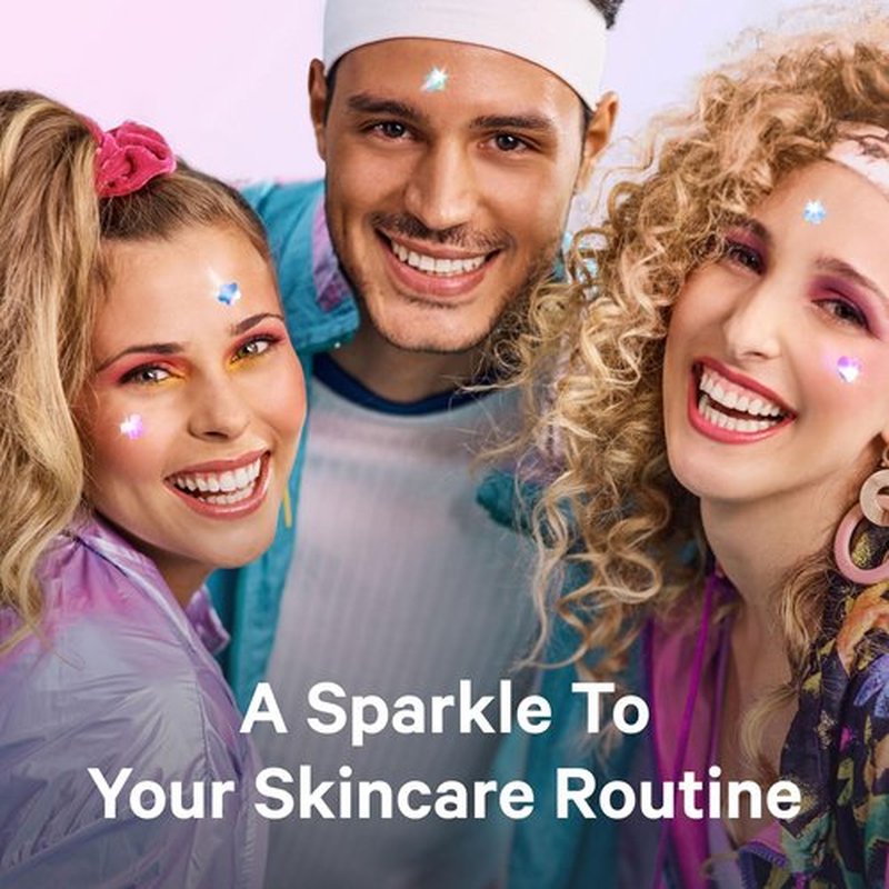 Sosky Hologram Pimple Patches for Face, Hydrocolloid Acne Patches with Salicylic Acid, Cute Star Zit Stickers,Colorful Blemish Covers,144 Count Blue Pink Star Heart Moon Cloud Butterfly Flower