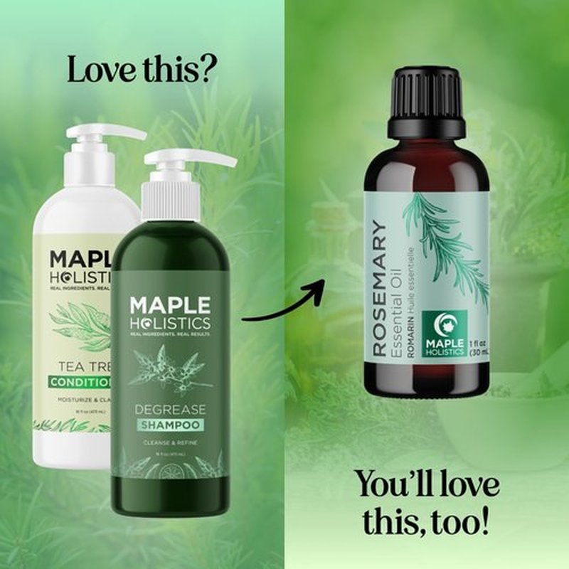 Shampoo and Conditioner for Oily Hair and Scalp - Sulfate and Paraben Free Shampoo and Conditioner Set for Oily Hair with Deep Cleansing Tea Tree Oil - Vegan Color Safe & Cruelty Free (16 Fl Oz)
