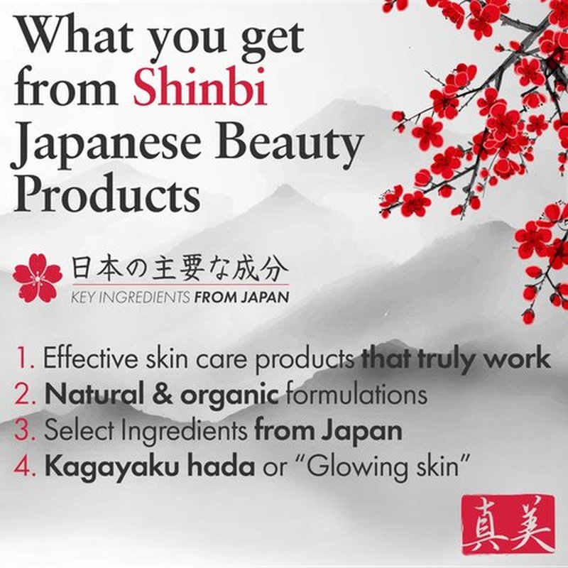 Shinbi Beauty Japanese Skincare Moisturizer for Face - Rice Cream With Rice Ferment + Sake Extract - J Beauty Natural Asian Skincare Products 2oz