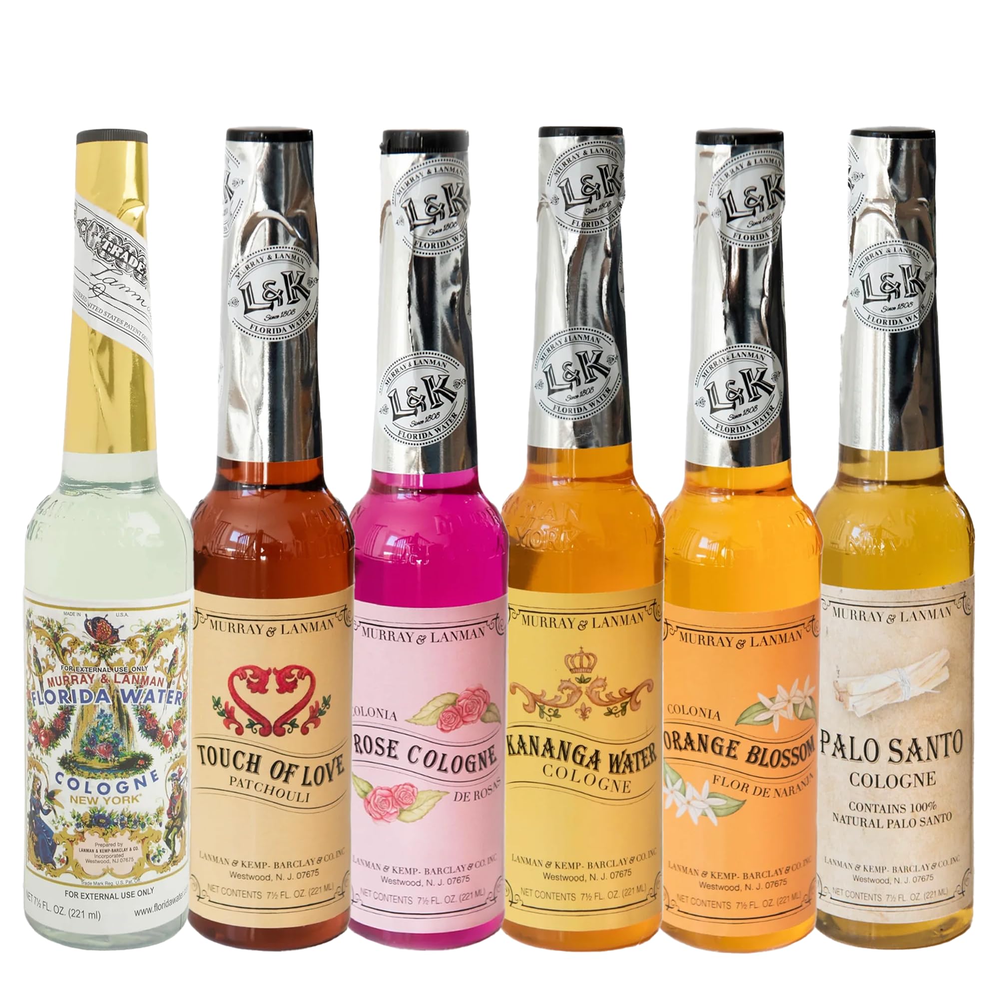 Lanman & Kemp Florida Water Cologne New York, Agua De Florida Mix Set (New York 6 Mix)