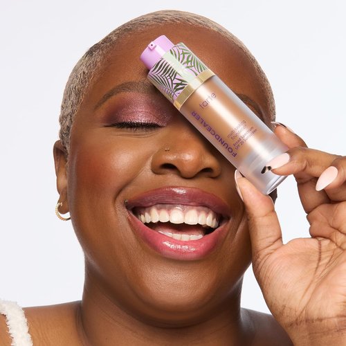 Tarte Babassu Foundcealer Dewy Foundation - SPF 20 Sunscreen, Vegan Makeup with Radiant Medium Coverage
