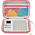 casmilee Case for GiiKER Super Blocks STEM Toys & Super Slide Brain Teaser Puzzle Games, Storage Organizer for Electronic Pattern Matching Console, Travel Puzzles Holder,Box Only-White