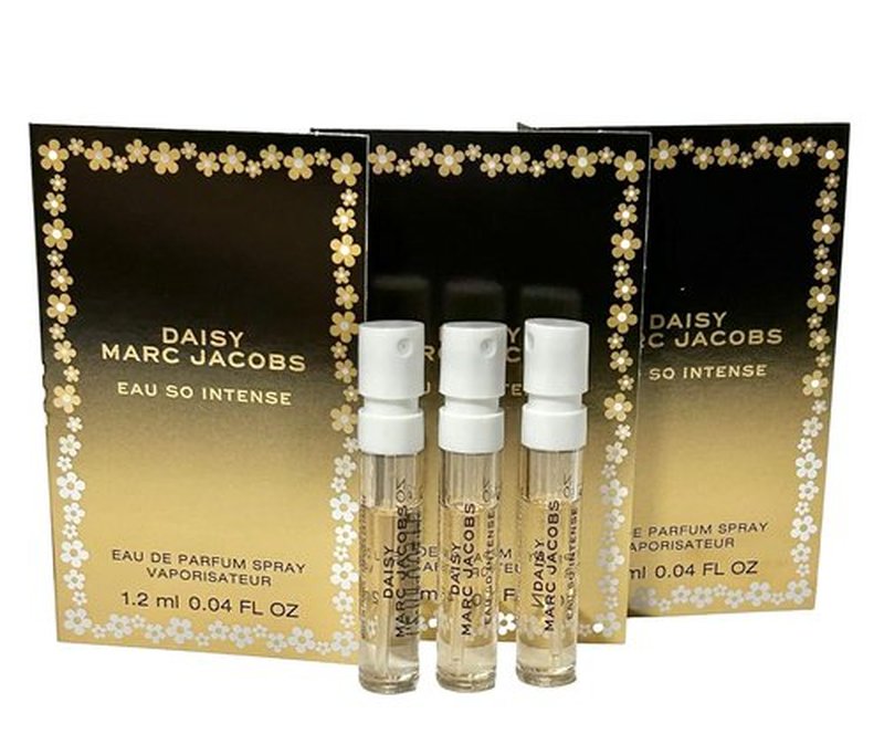 Marc Jacobs Daisy Eau So Intense Women's Perfume Spray - Set of 3 (1.2 ml / 0.04 oz Each)