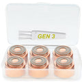 Generation 3 Replacement Heads for Finishing Touch Flawless Facial Hair Remover Gen 3 - Double Precision Enhanced Floating Blades Heads for NEW Flawless Gen 3, PACK of 6, w/Storage Case & Clean Brush